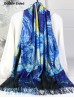 The Starry Night Double-sided Oil Painting Scarf